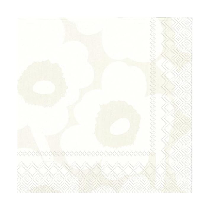 Unniko serviett 33x33 cm 20-pack - White-grey - Marimekko