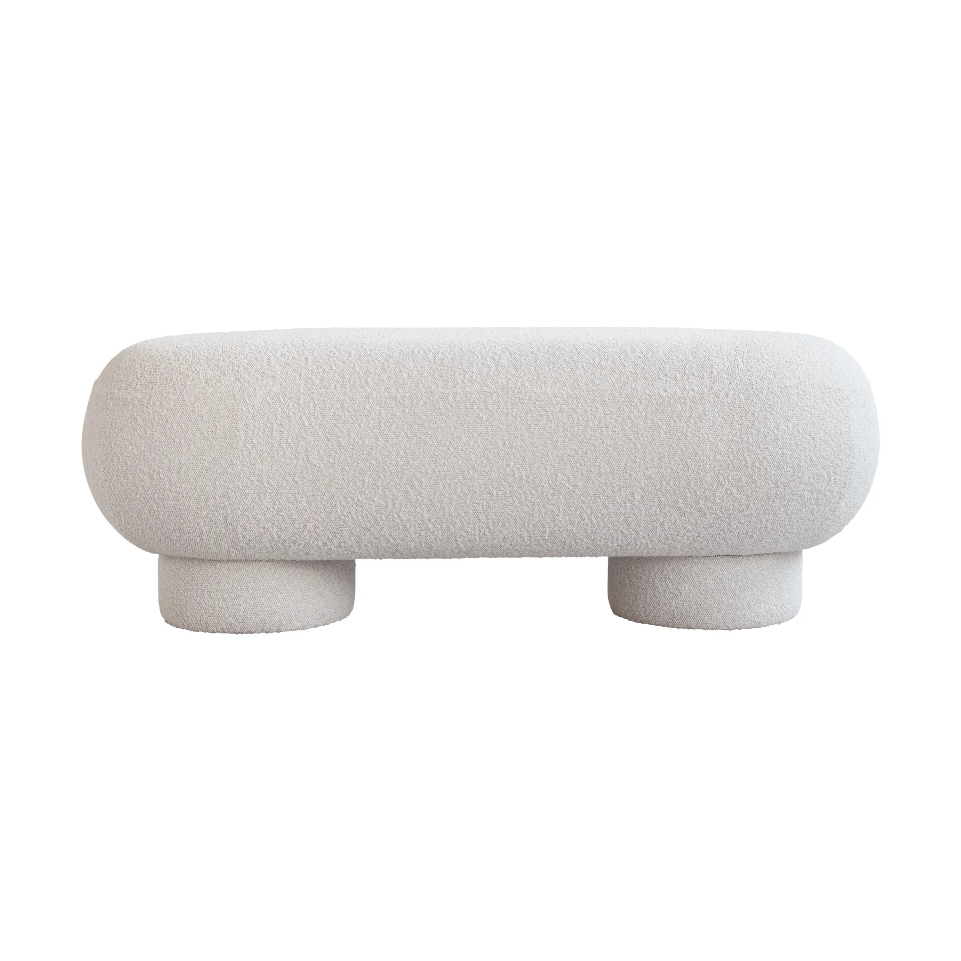 Big Foot petit benk 120x44 cm, Bouclé 101 Copenhagen