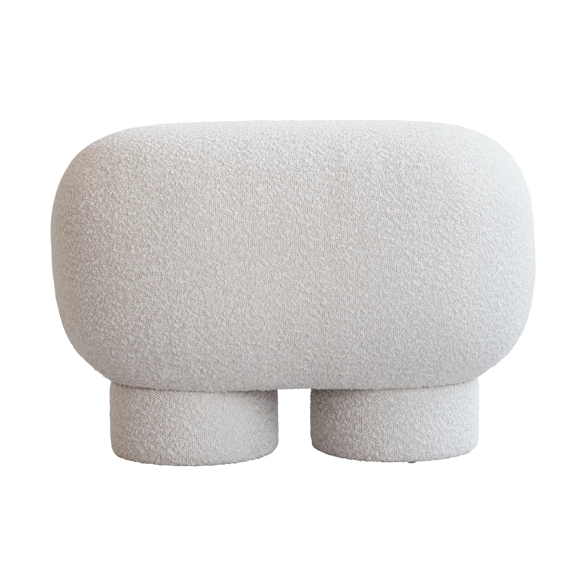 Big Foot petit benk 70x47 cm, Bouclé 101 Copenhagen