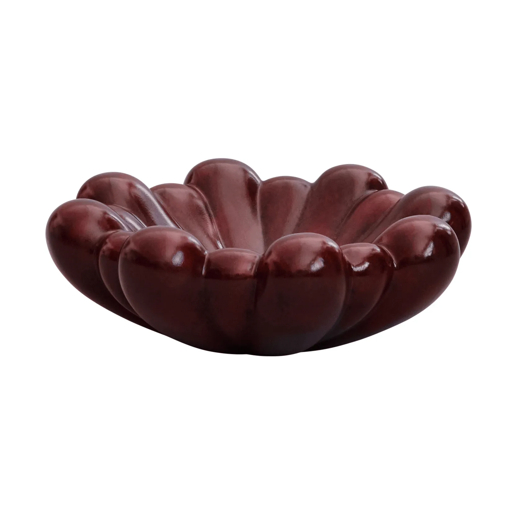 Bloom Tray skål medio Ø28,5 cm, Maroon 101 Copenhagen