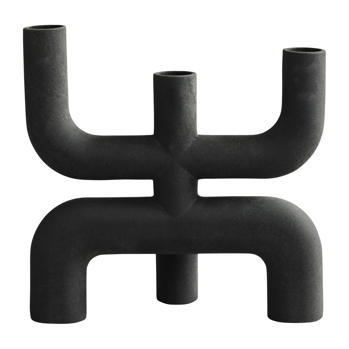 101 Copenhagen Cobra lysestake 25 x 25 cm Black