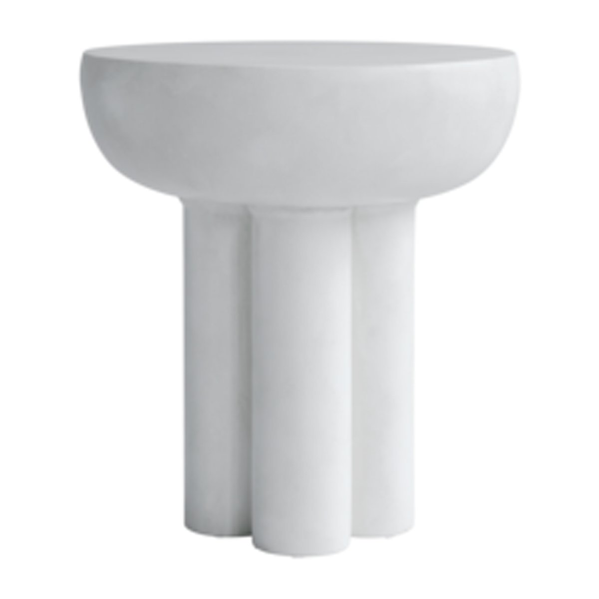 Bilde av 101 Copenhagen Crown sidebord tall Ø 45 cm Bone white