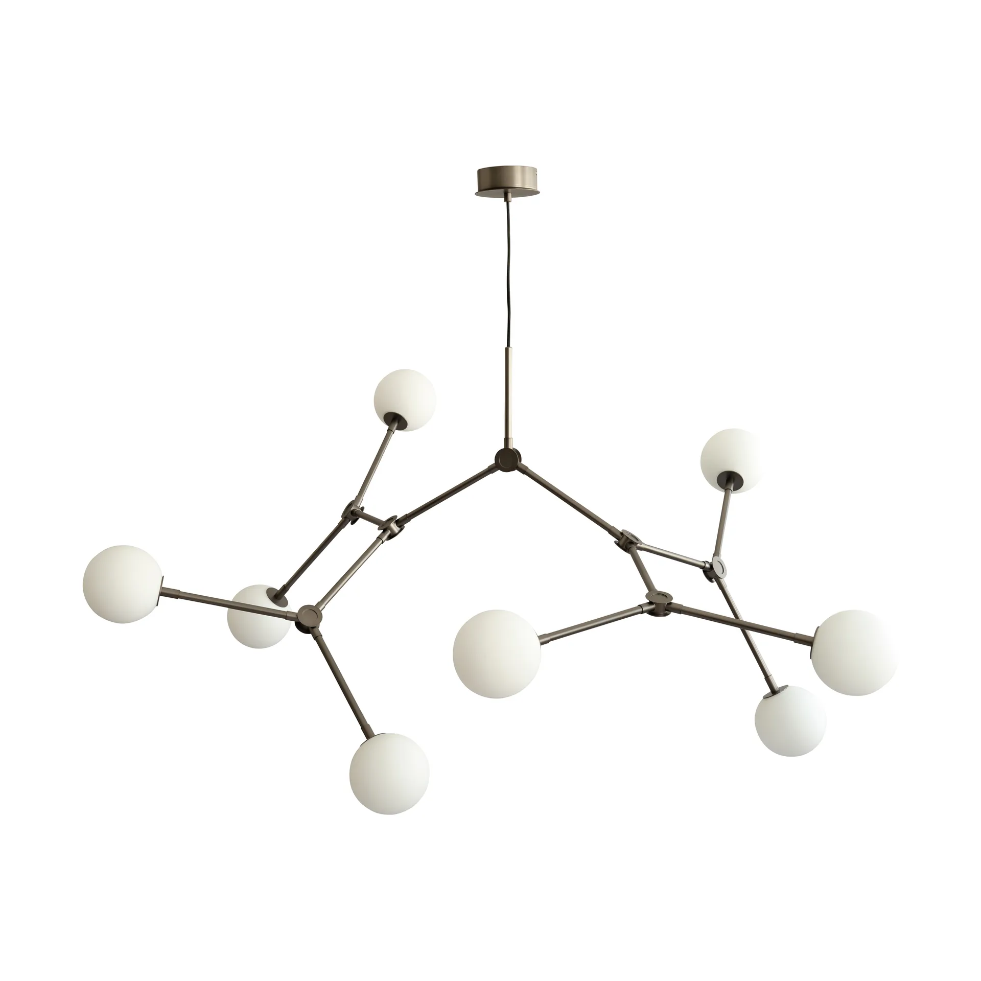 Drop Chandelier Bulp takkrone grande, Grey 101 Copenhagen
