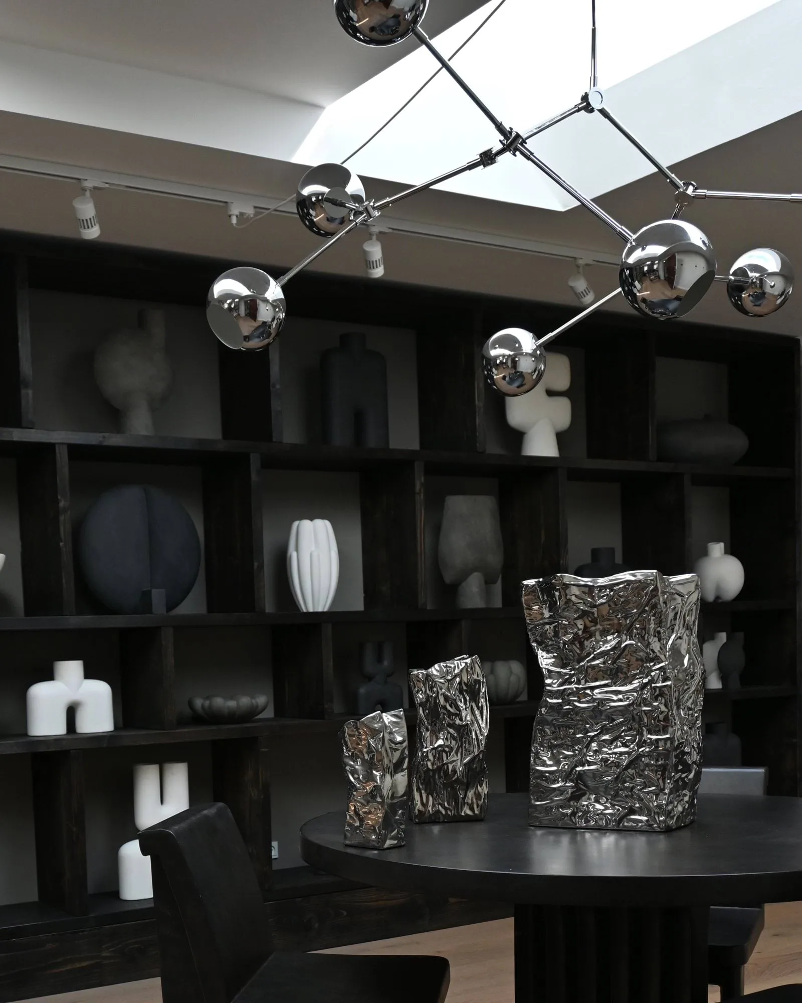 Drop Chandelier Globe lysekrone, Chrome 101 Copenhagen