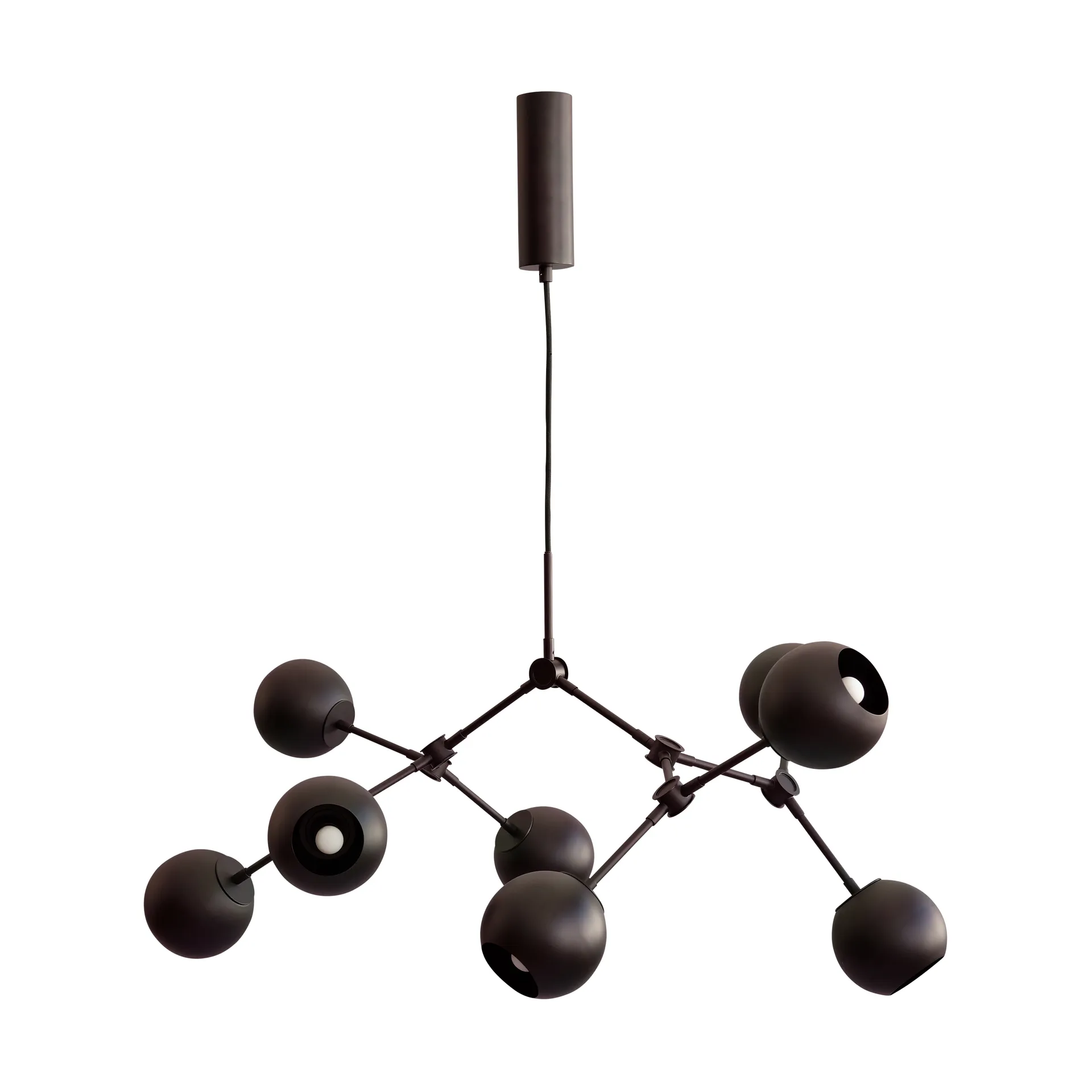Drop Chandelier Globe lysekrone mini, Brent svart 101 Copenhagen