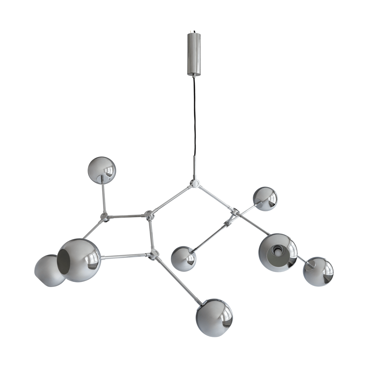 Bilde av 101 Copenhagen Drop Chandelier Globe takkrone Chrome