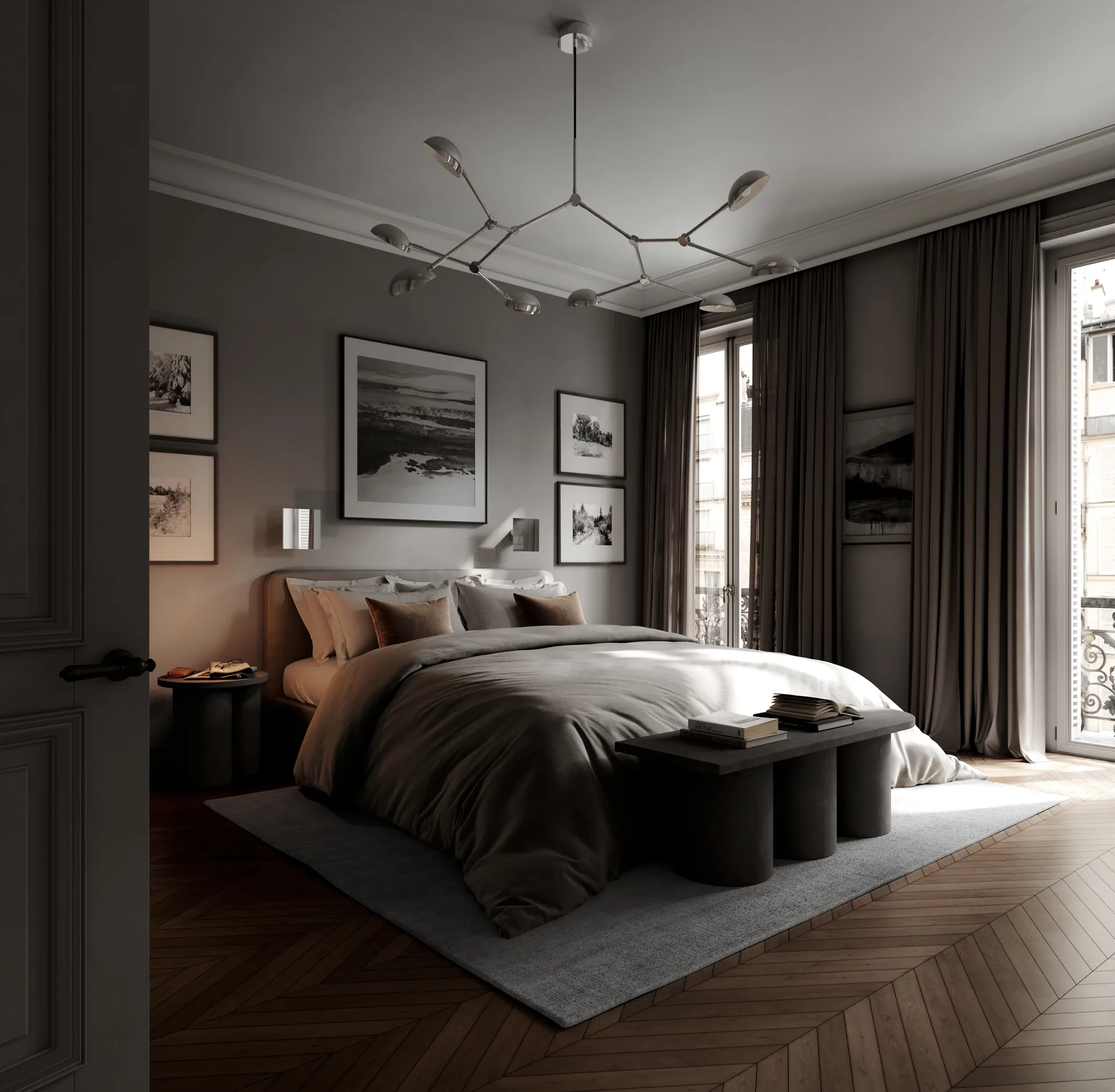 Drop Chandelier lysekrone, Chrome 101 Copenhagen