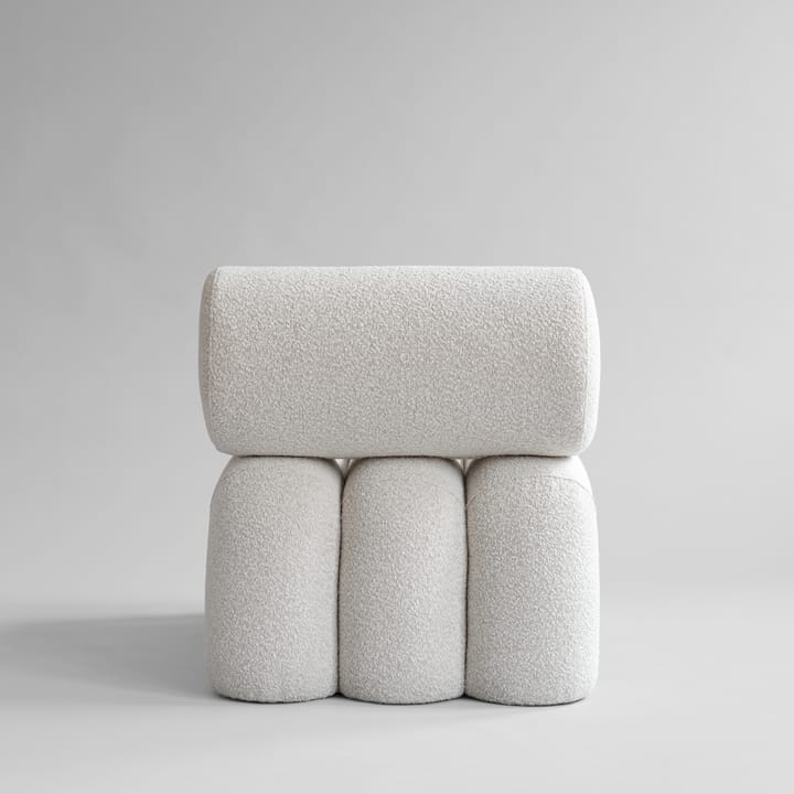 Foku Chair loungestol, Bouclé 101 Copenhagen