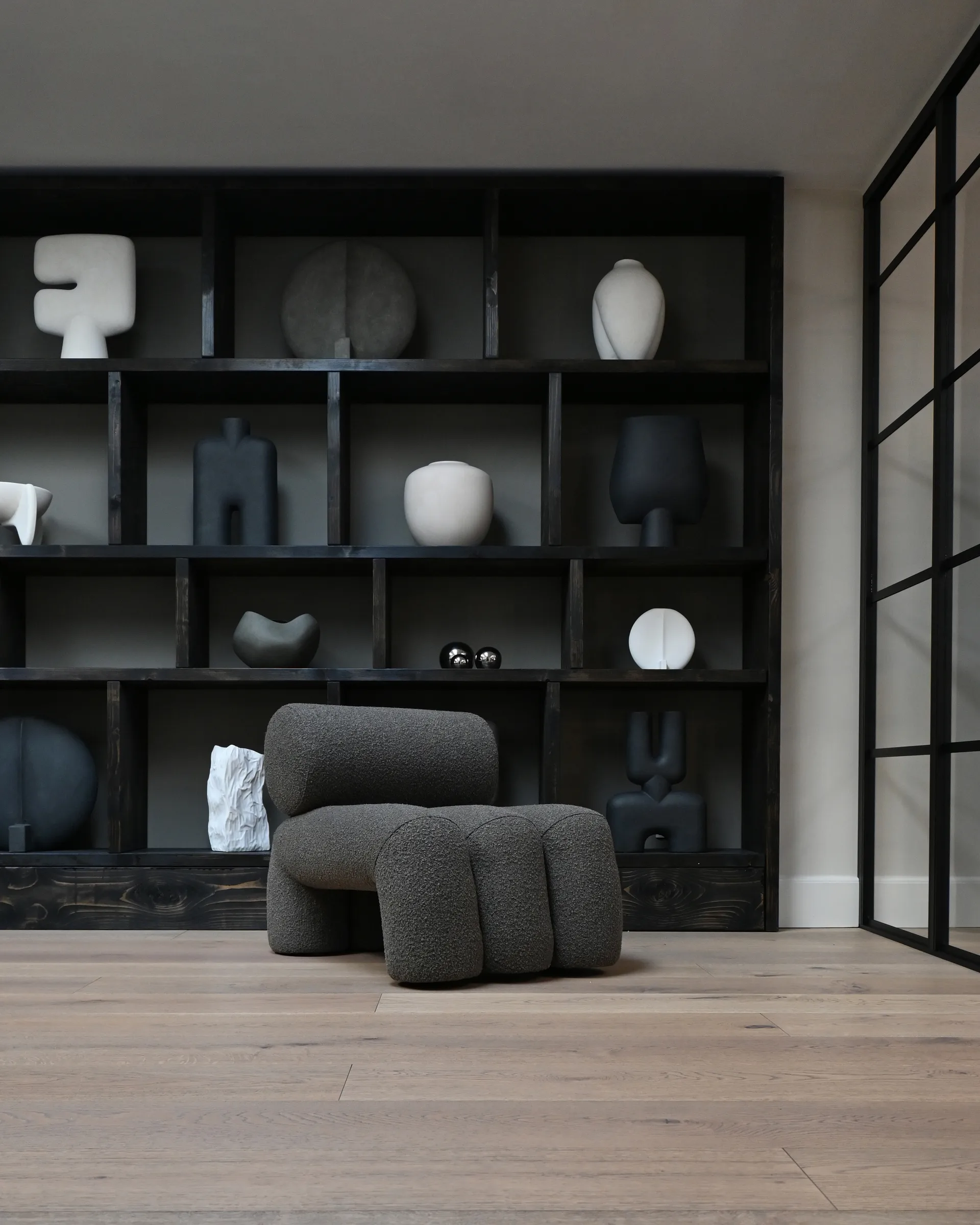 Foku Chair loungestol, Deep taupe 101 Copenhagen