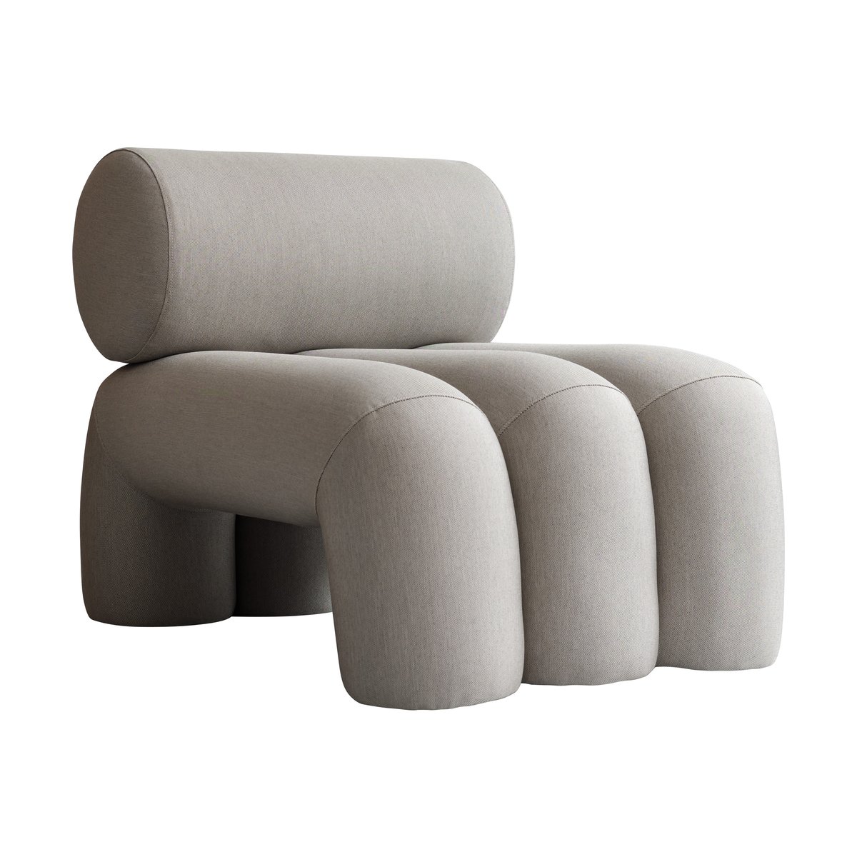 101 Copenhagen Foku Chair loungestol Taupe | Skandinavisk Design | Lenestoler & Fotskamler | Beige