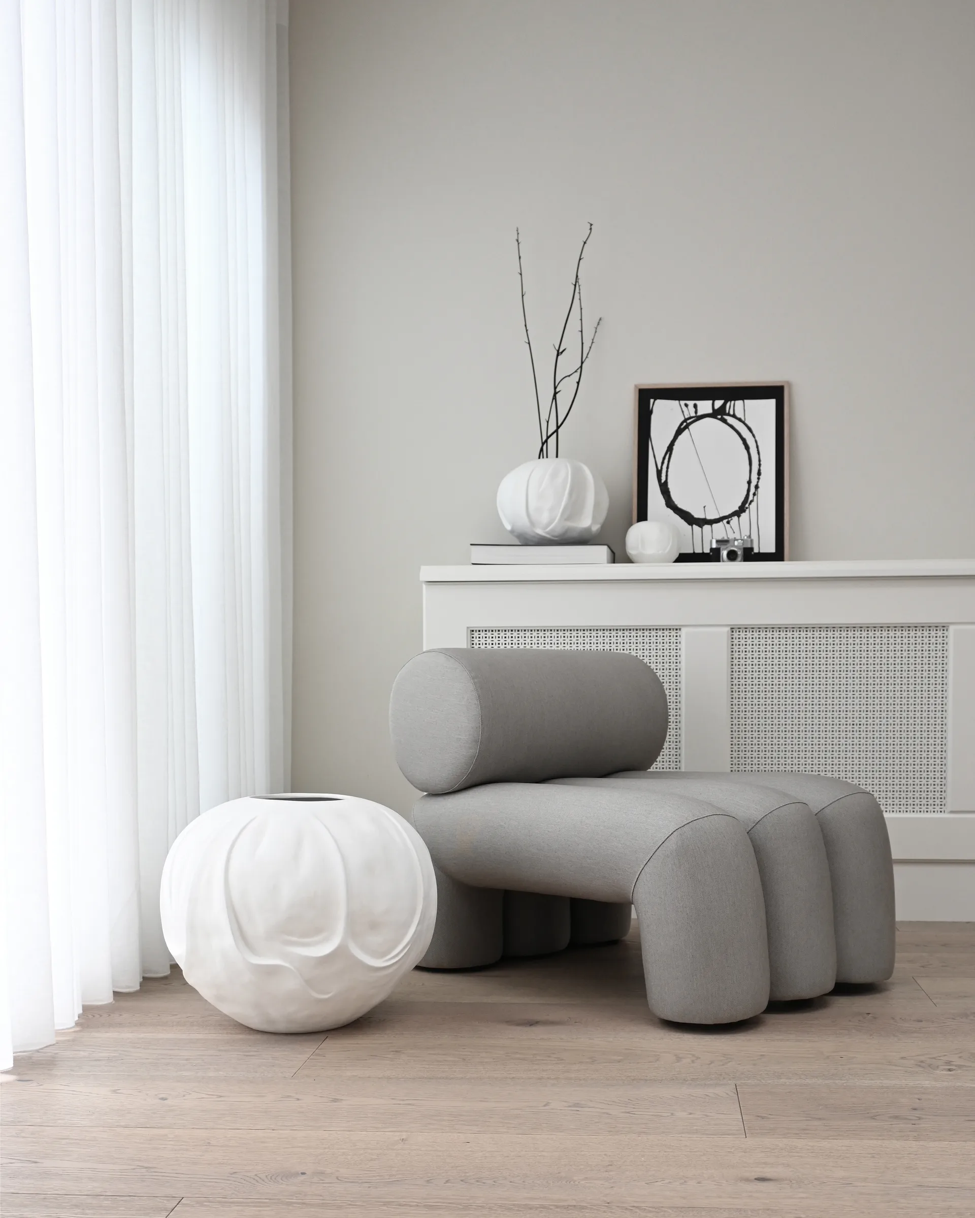 Foku Chair loungestol, Taupe 101 Copenhagen
