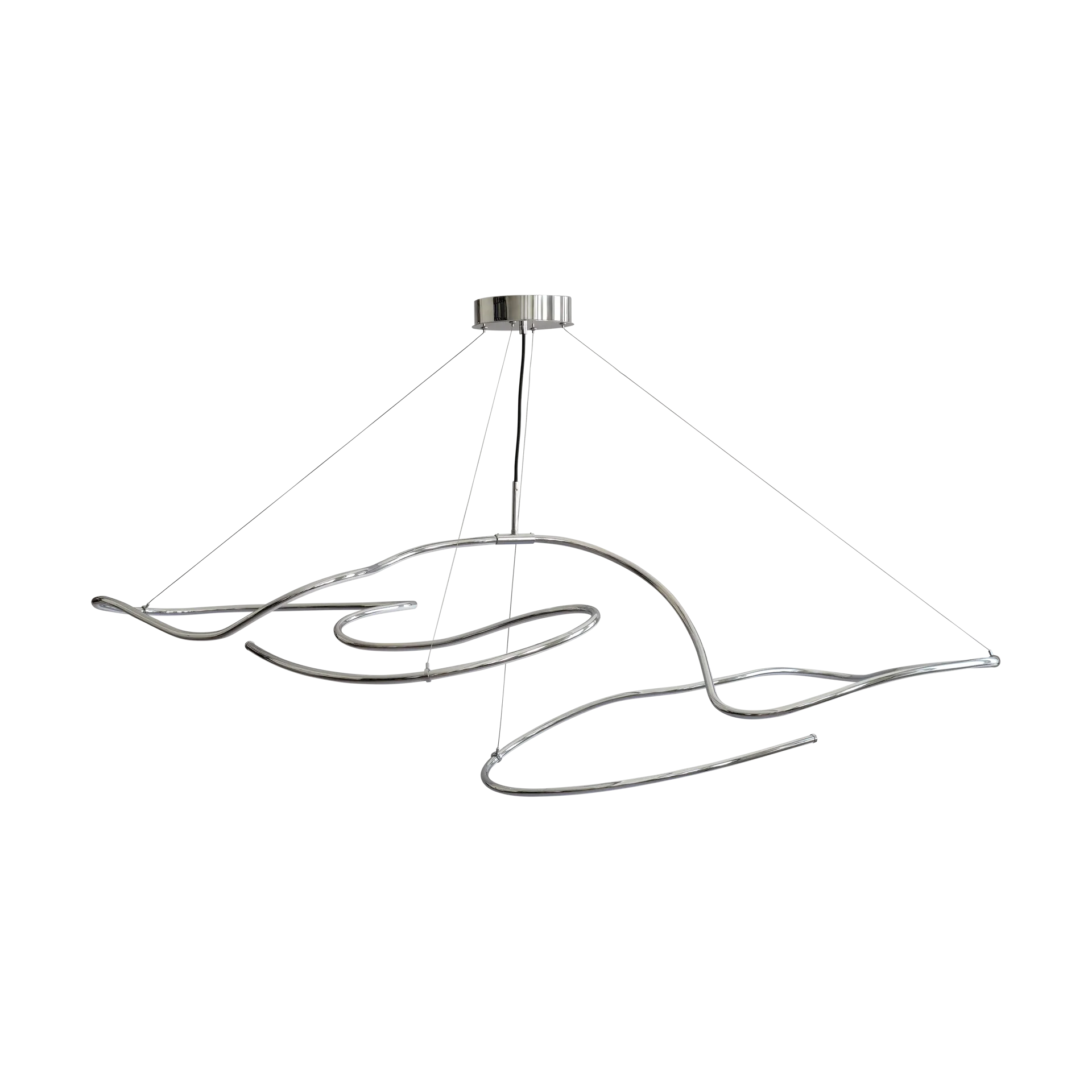 Ghost Chandelier big taklampe, Chrome 101 Copenhagen