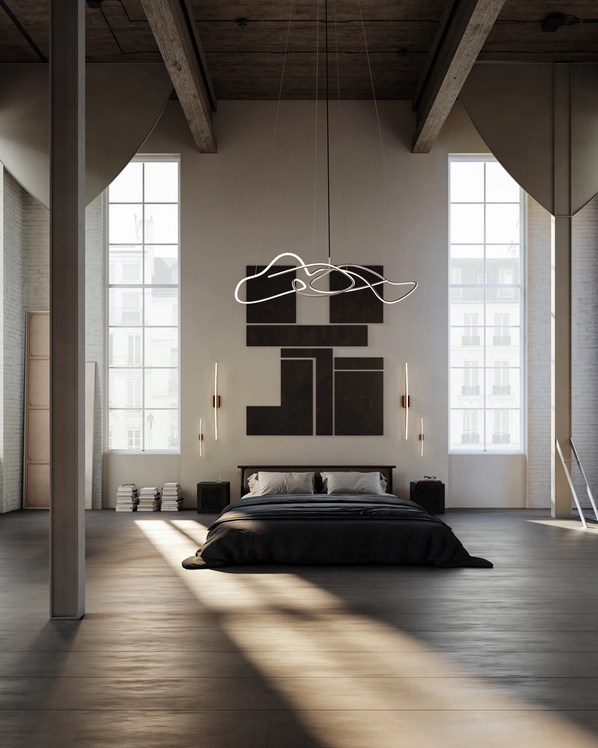 Ghost Chandelier big taklampe, Chrome 101 Copenhagen