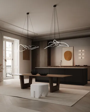 Ghost Chandelier mini taklampe - Burned black - 101 Copenhagen