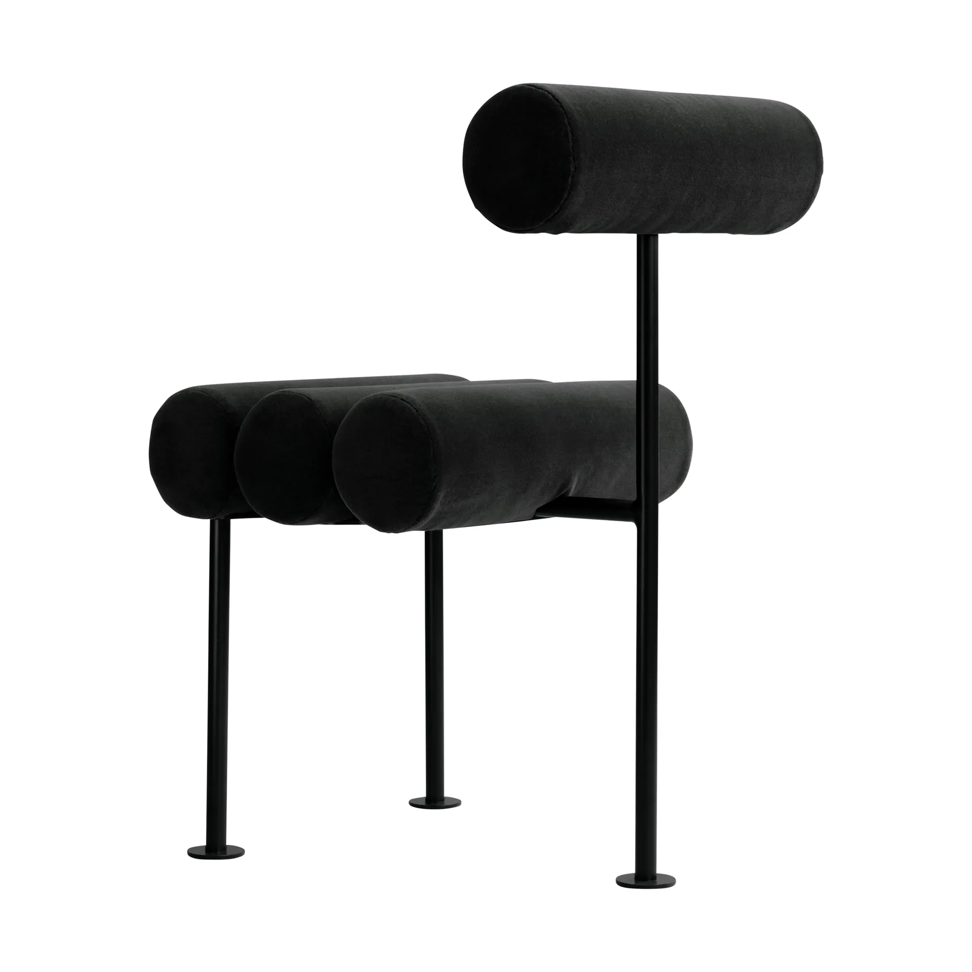 Hiro dining chair, Black frame-torv 101 Copenhagen