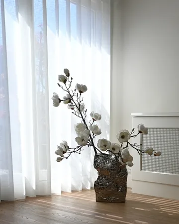 Kami vase big 49,5x35 cm - Chrome - 101 Copenhagen