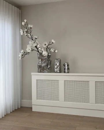 Kami vase mini 25x13 cm - Chrome - 101 Copenhagen