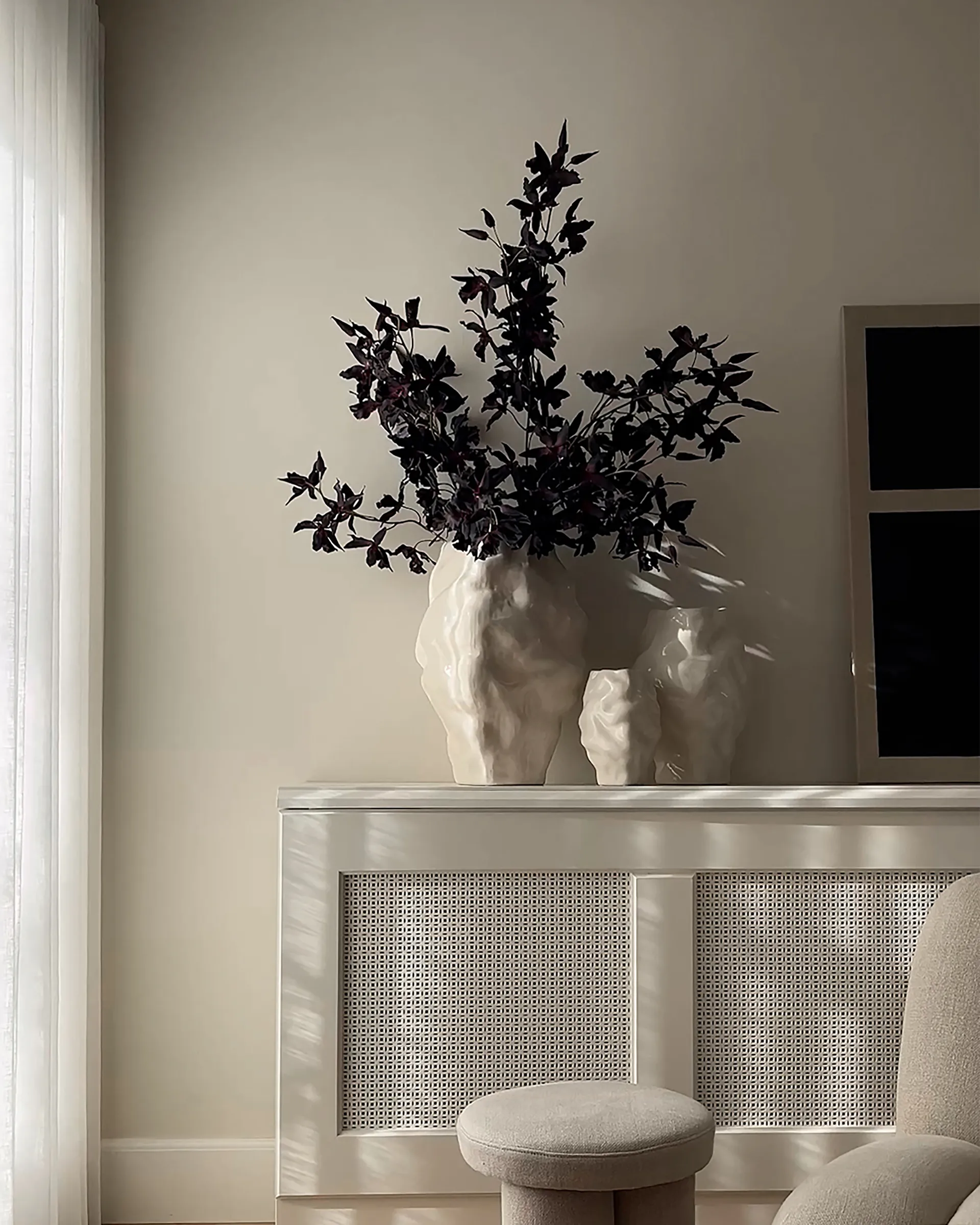 Katachi vase mini, High glaze birch 101 Copenhagen