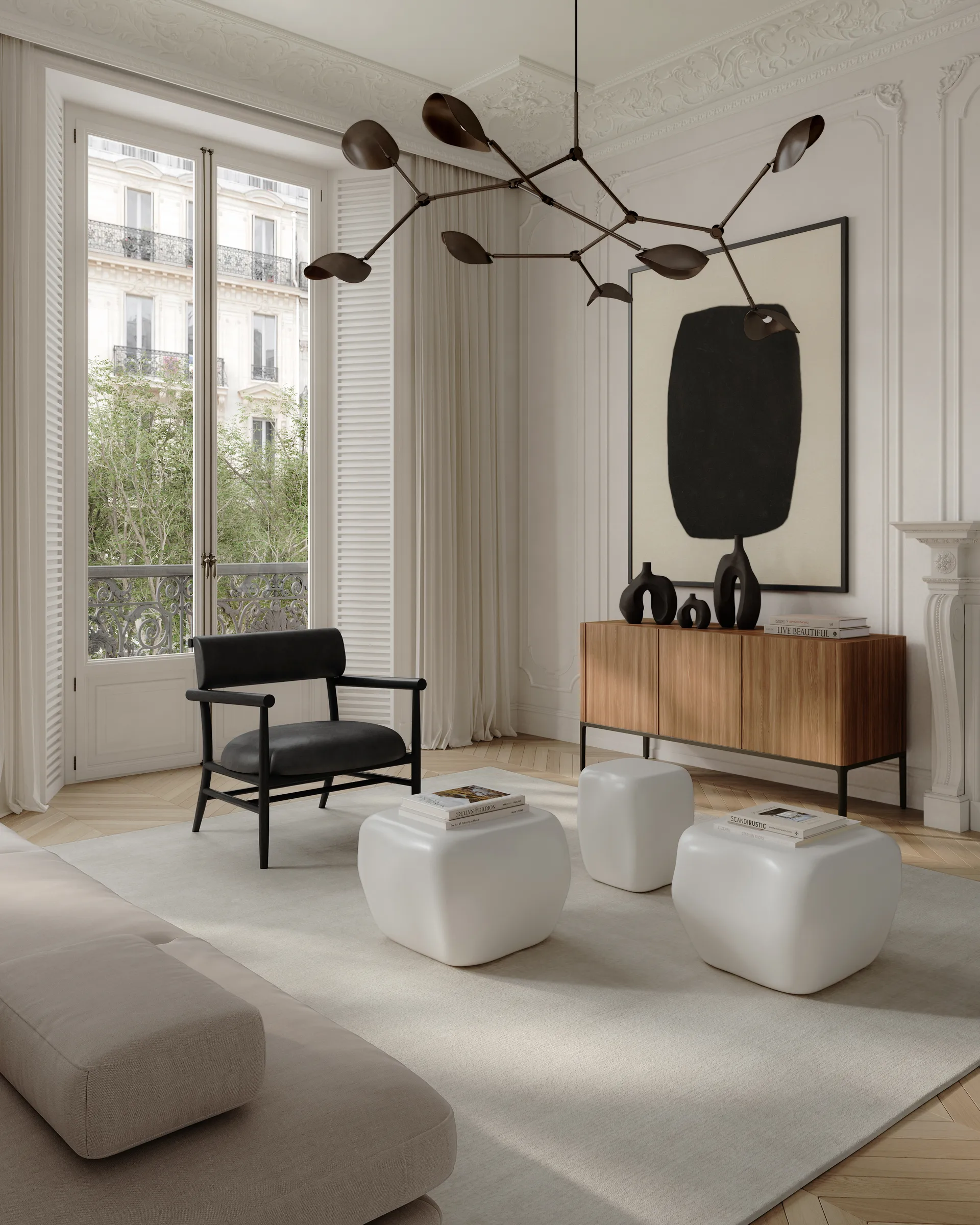 Nama lounge chair, Aniline leather black 101 Copenhagen