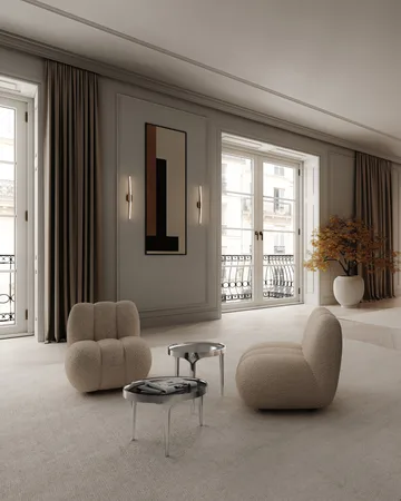 Phantom sidebord - Chrome low - 101 Copenhagen