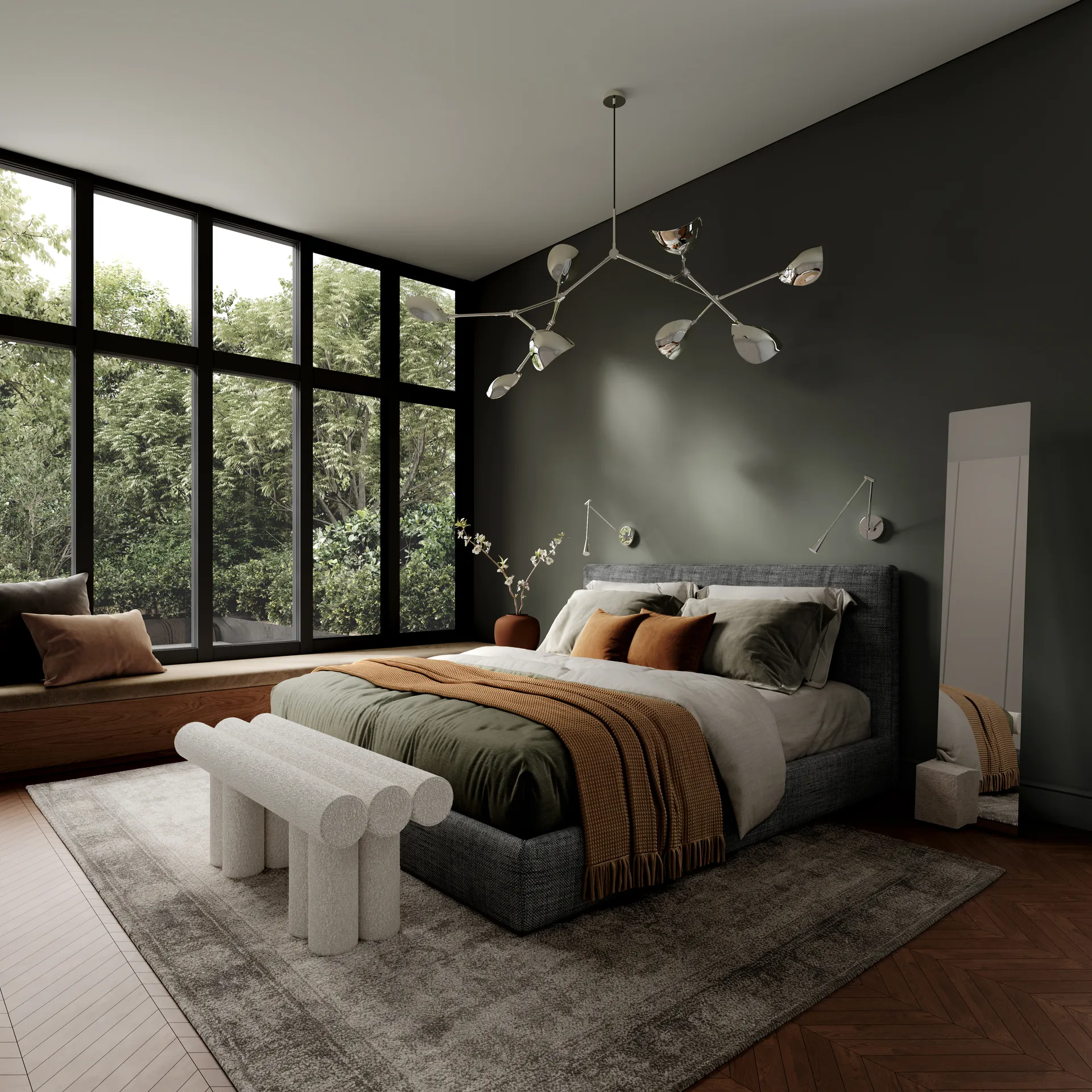 Snake vegglampe, Chrome 101 Copenhagen