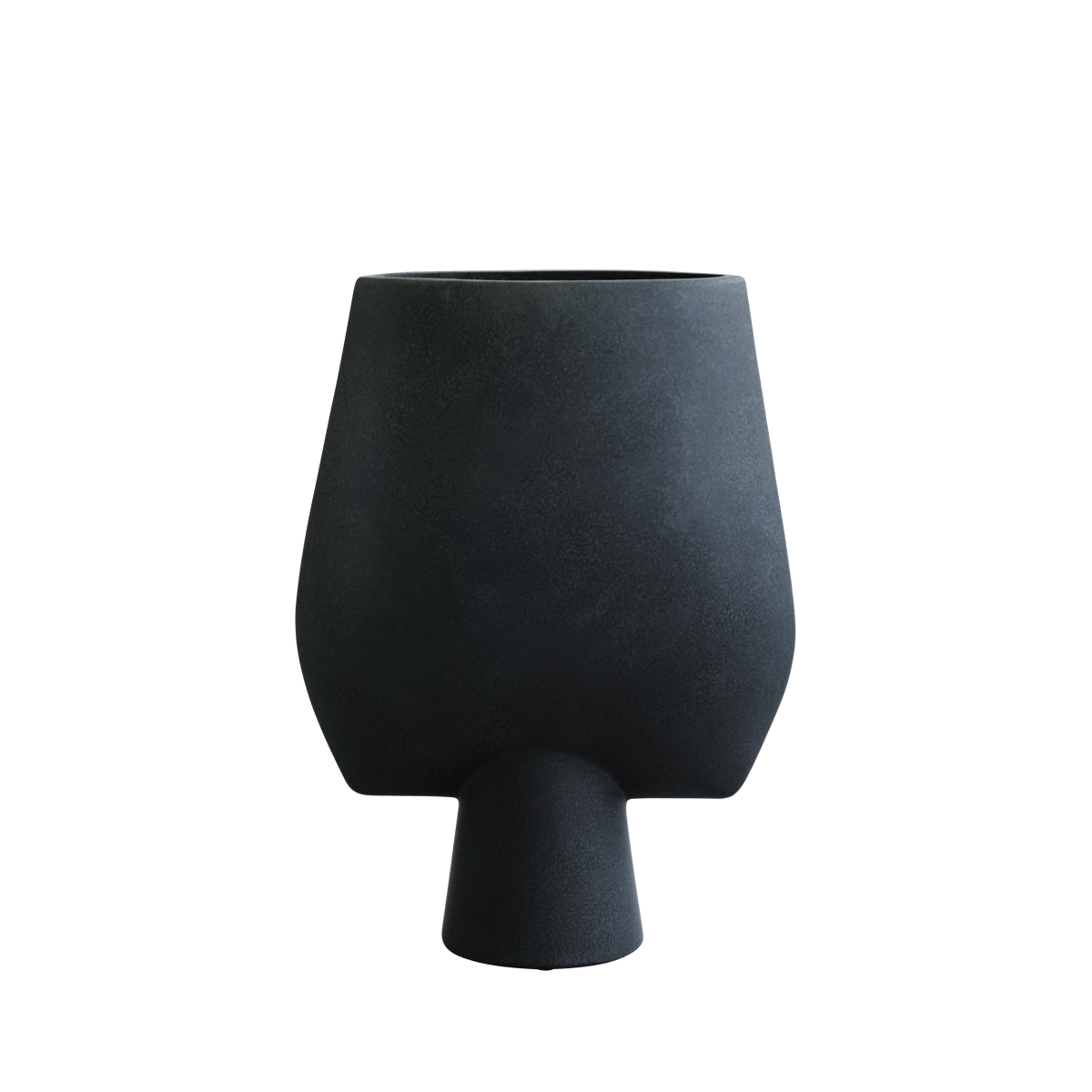 Bilde av 101 Copenhagen Sphere Vase Square Big Ø33 cm Black