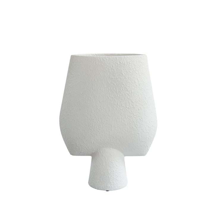 Sphere Vase Square Big Ø33 cm - White - 101 Copenhagen