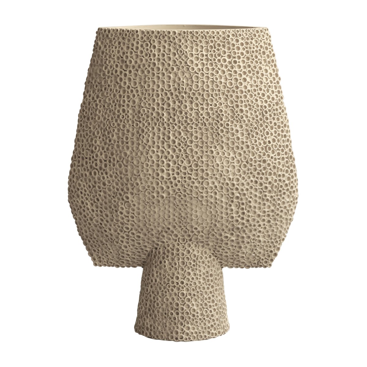 Bilde av 101 Copenhagen Sphere vase Square Shisen big 44 cm Sand