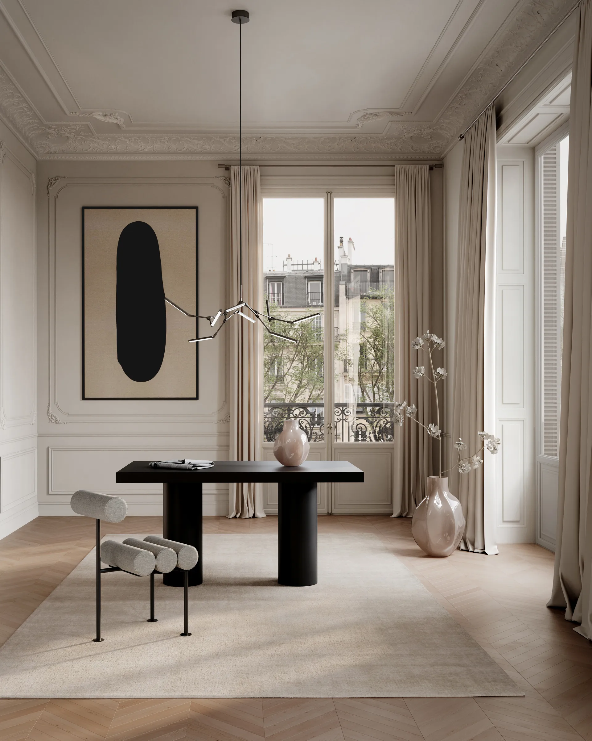 Stick chandelier takkrone mini, Bronze 101 Copenhagen