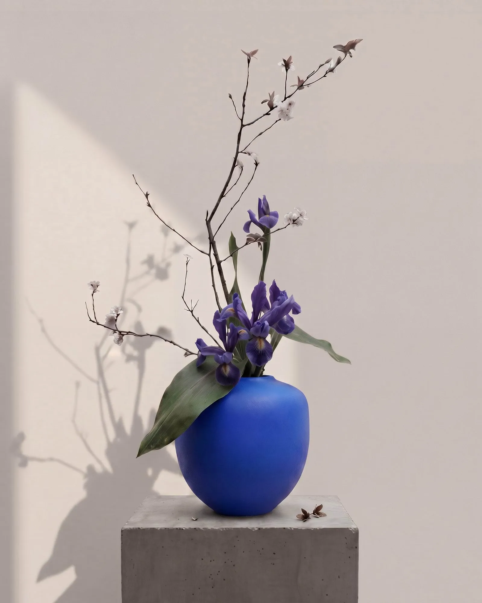 Sunao vase medio 30 cm, Marrakech blå 101 Copenhagen