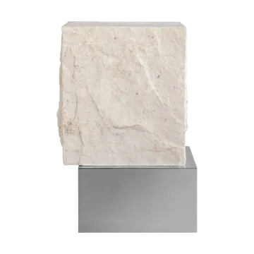 Temple sidebord tall 50x33 cm - Chrome-limestone - 101 Copenhagen