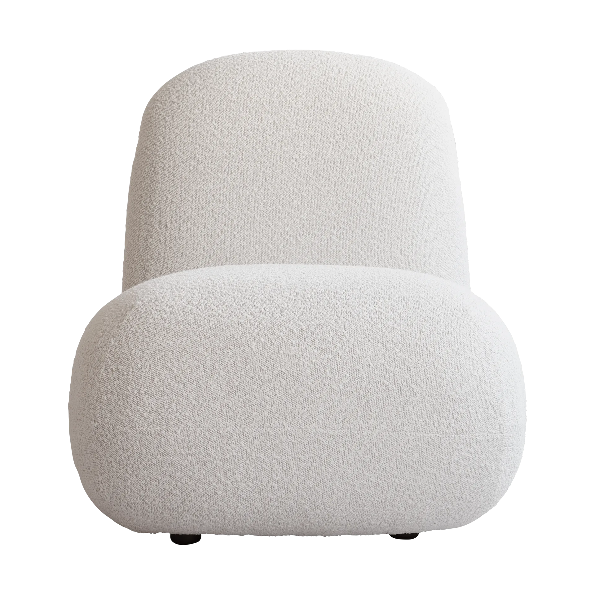 Toe Chair Flat lenestol 92x75 cm, Bouclé 101 Copenhagen