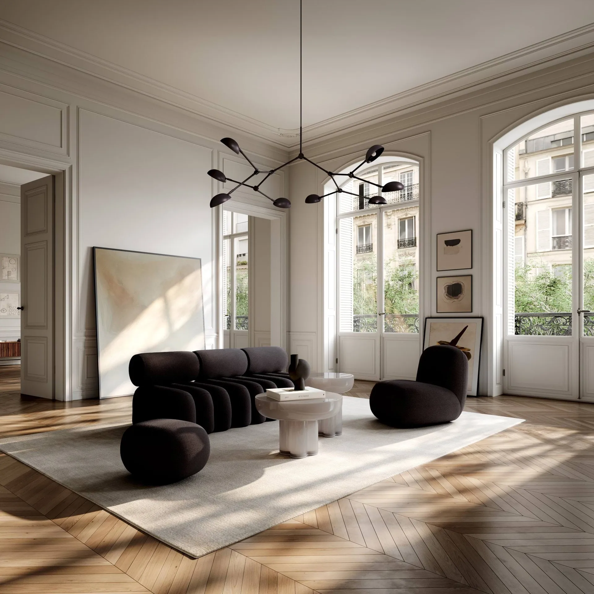 Toe Chair Flat lenestol 92x75 cm, Dark brown 101 Copenhagen
