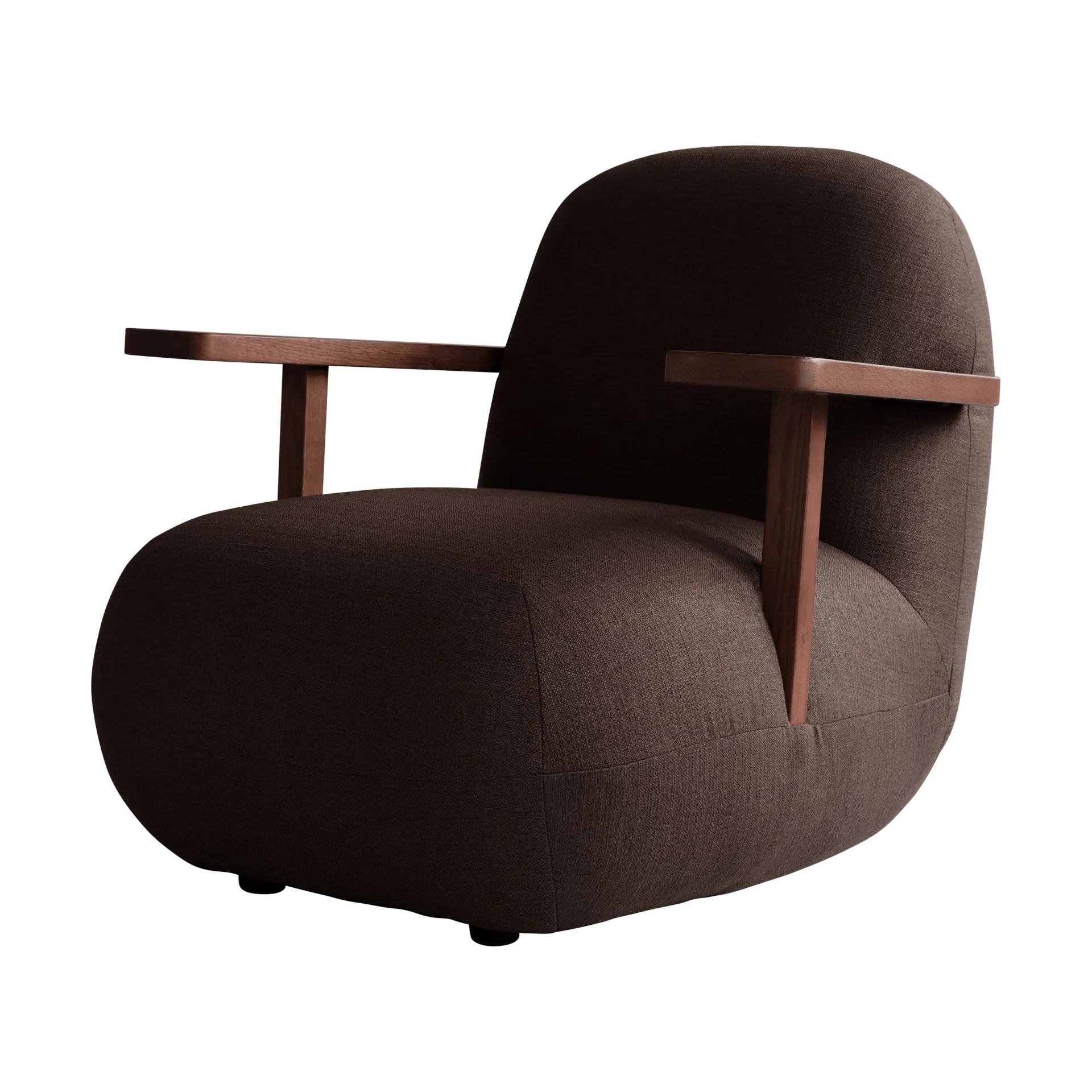 Toe chair lenestol med armlener, Classic brown oak-mørk brun 101 Copenhagen