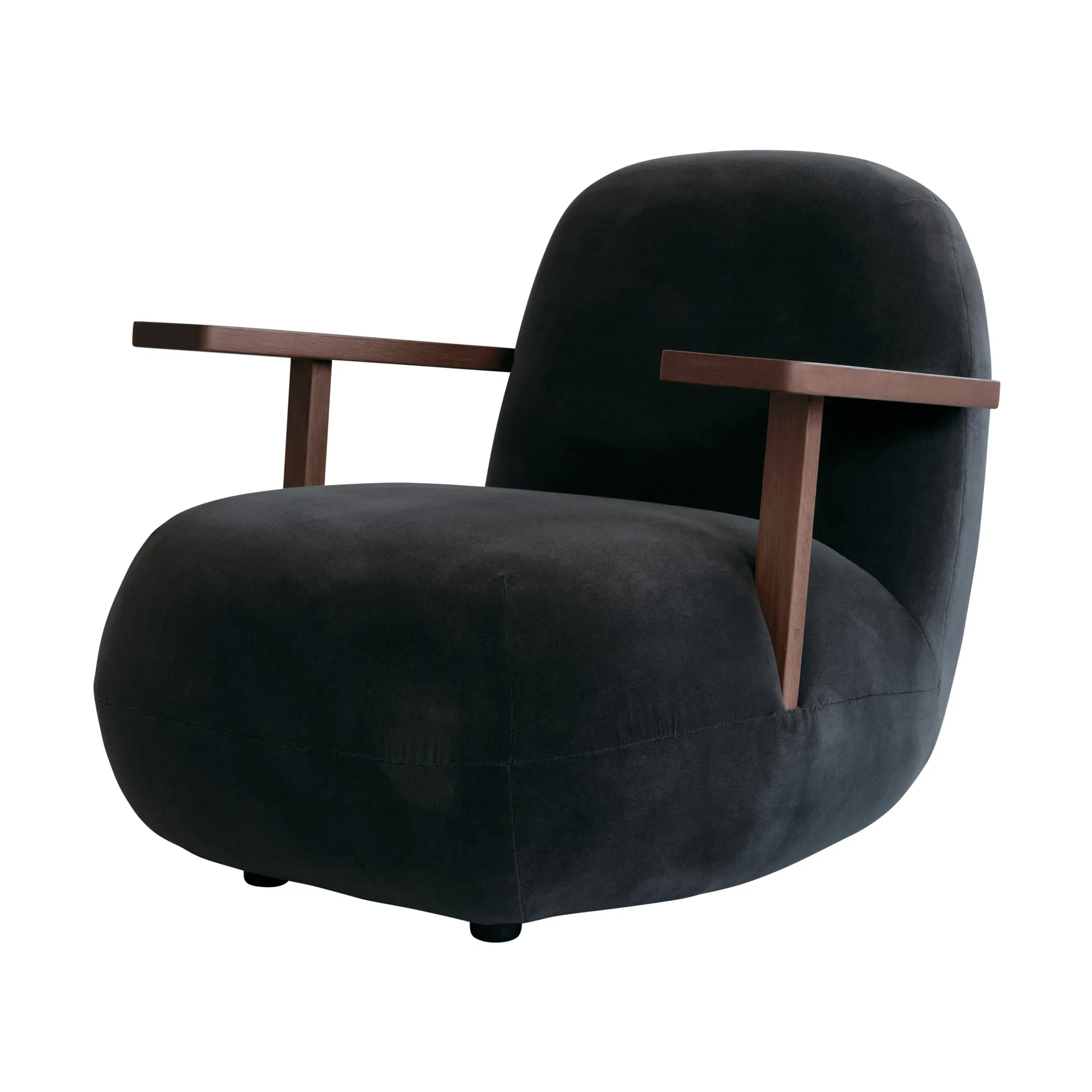 Toe chair lenestol med armlener, Classic brown oak-torv 101 Copenhagen