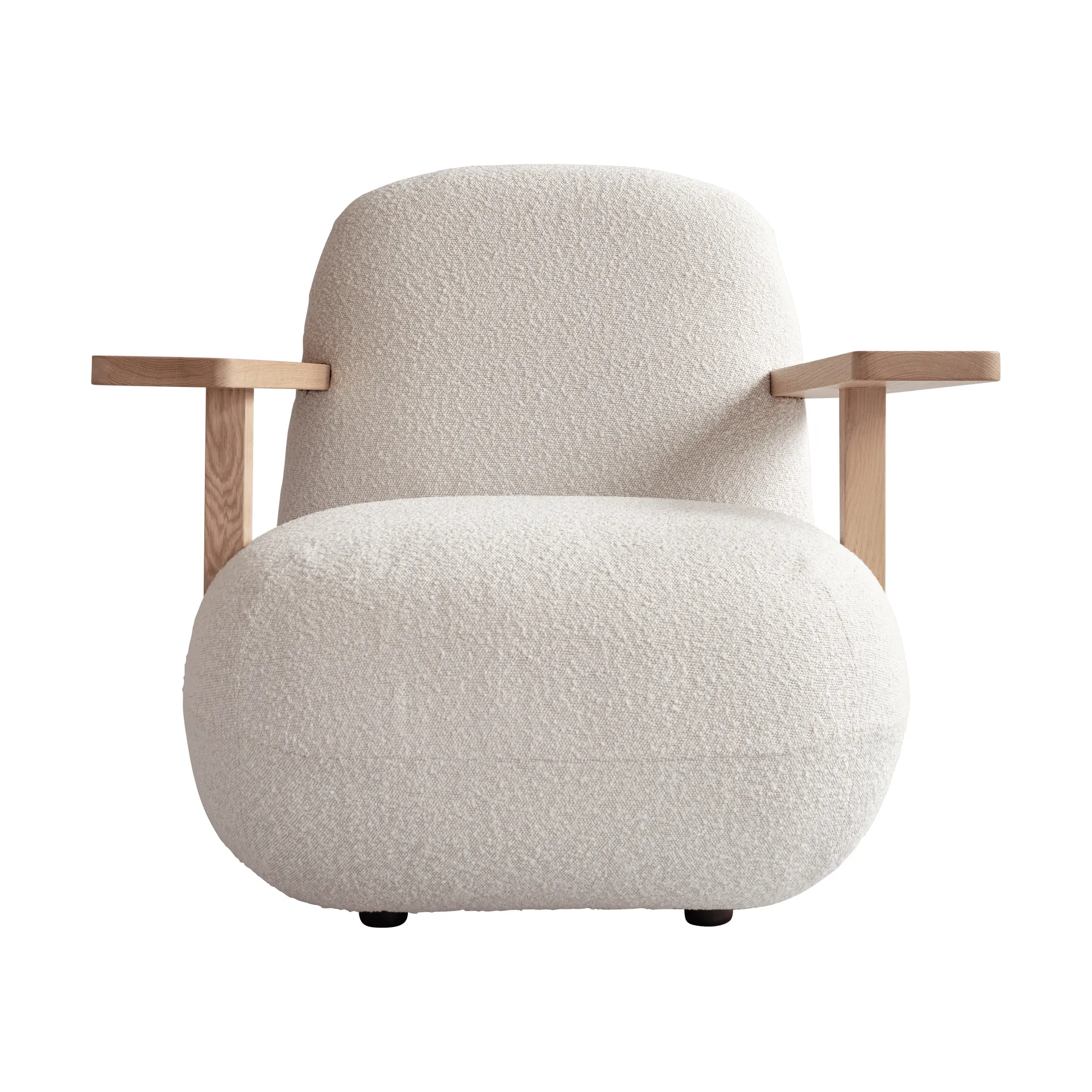 Toe chair lenestol med armlener, Natural eik-off white 101 Copenhagen