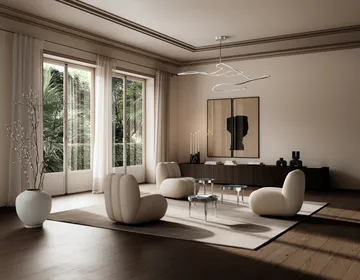 Toe loungestol bouclé - Røkt sand - 101 Copenhagen