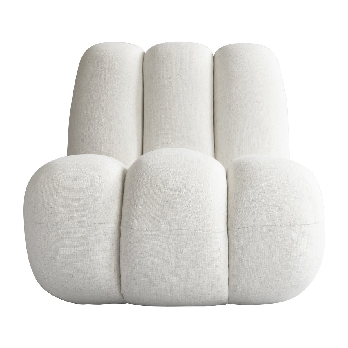 101 Copenhagen Toe loungestol lin White chalk | Skandinavisk Design | Lenestoler & Fotskamler | Hvit