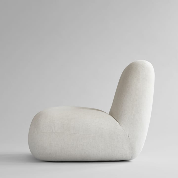 Toe loungestol lin, White chalk 101 Copenhagen