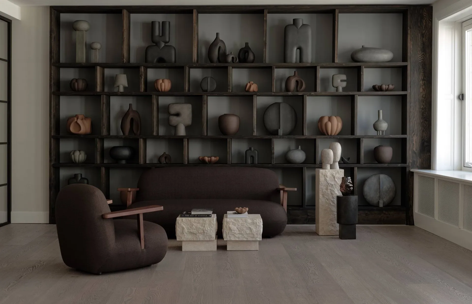 Toe Sofa sofa, Classic brown oak-mørk brun 101 Copenhagen