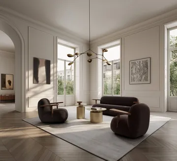 Toe Sofa sofa - Classic brown oak-mørk brun - 101 Copenhagen