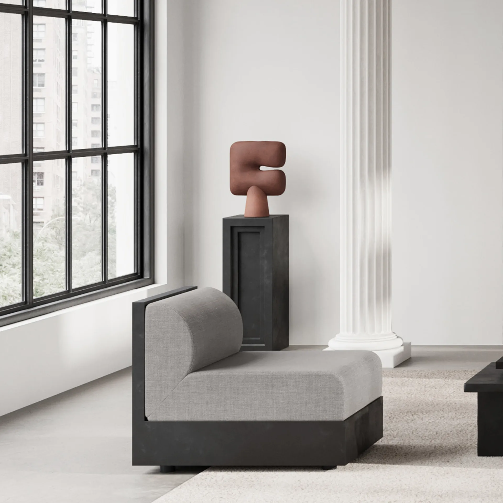 Tribu Lounge Chair stol, Coffee 101 Copenhagen