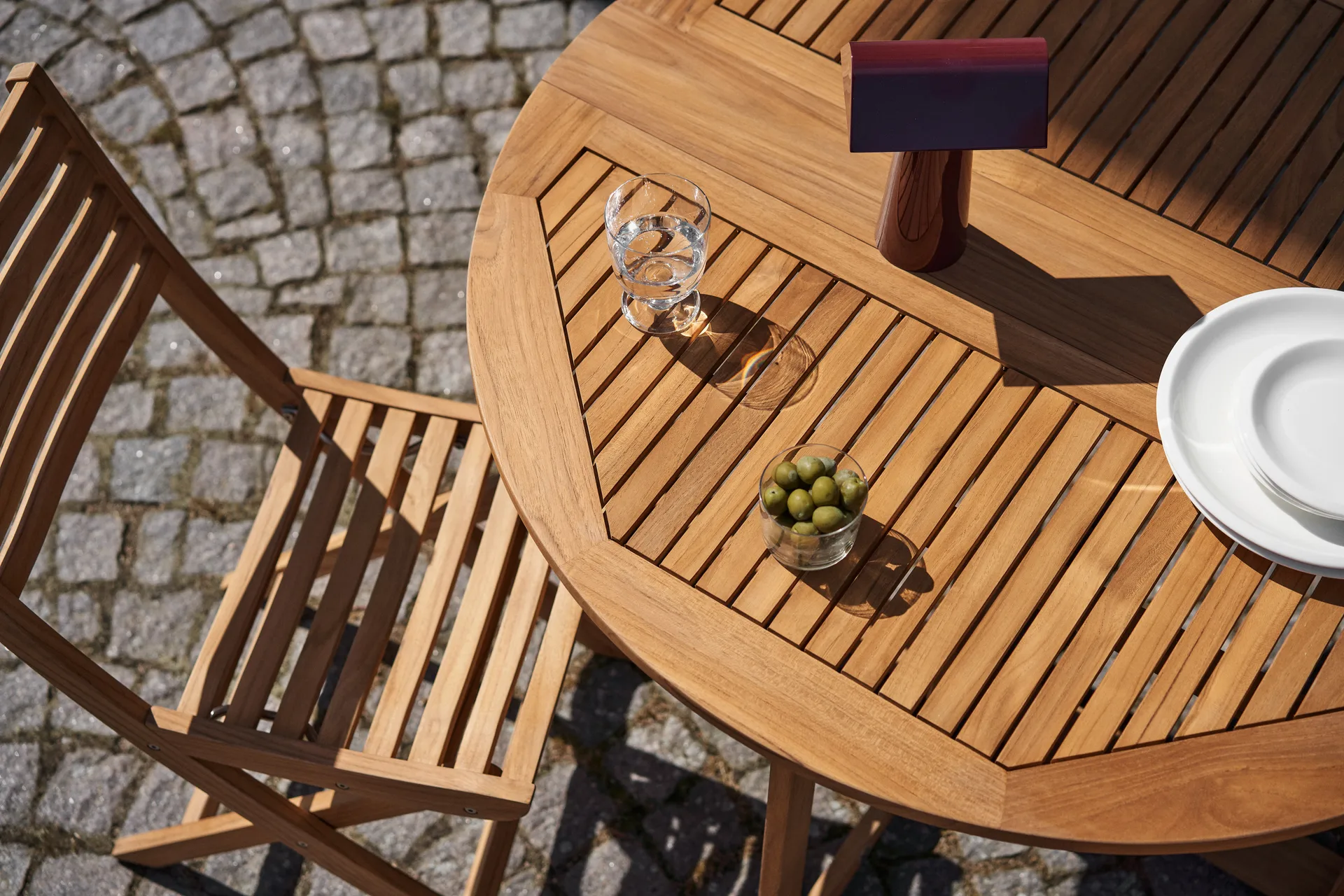 Aneboda klaffebord, Teak 1898