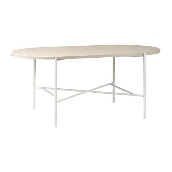 Aplaryd ovalt salongbord - Beige kalkstein - 1898