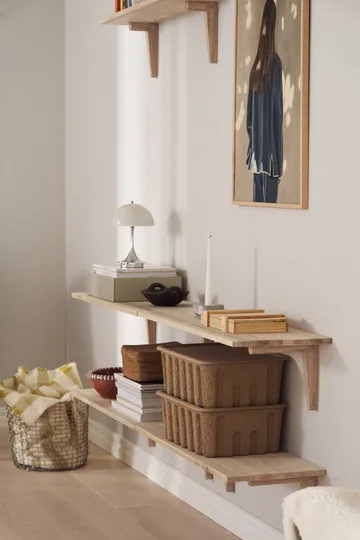 Bäckebo konsollhylle - Eik, 80x30x30 cm - 1898