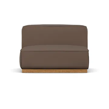Bergsdal 1,5-seters lenestol - Jump brown 1955-Eikebeiset ask, 1,5-seters - 1898