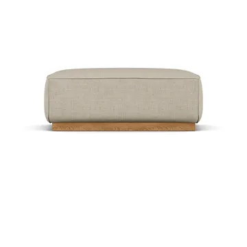 Bergsdal fotskammel - Bern beige 0341-Eikebeiset ask - 1898