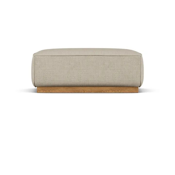 Bergsdal fotskammel - Bern beige 0341-Eikebeiset ask - 1898