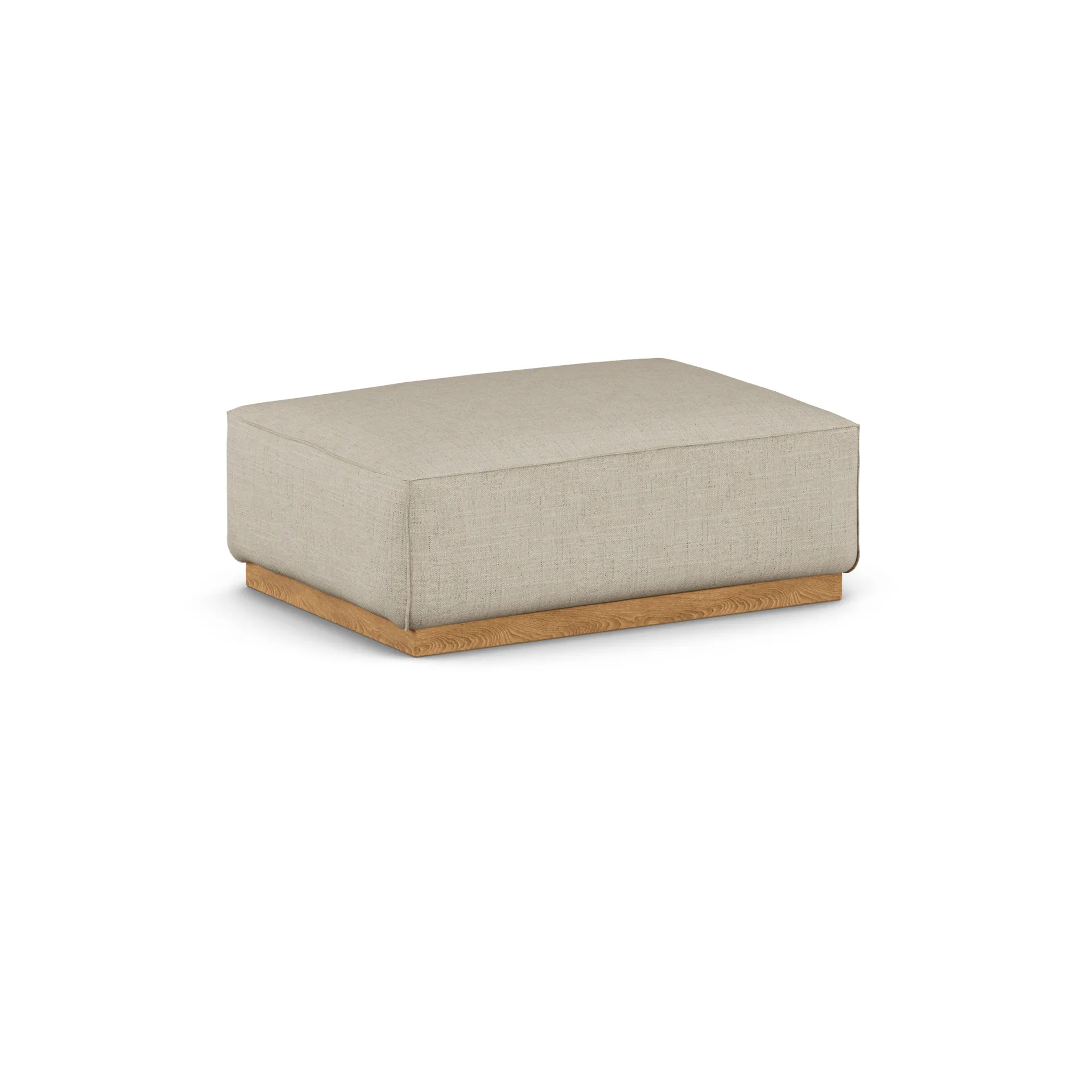 Bergsdal fotskammel, Bern beige 0341-Eikebeiset ask 1898