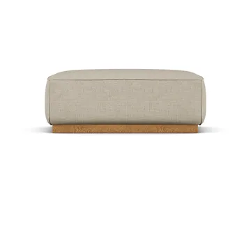 Bergsdal fotskammel - Bern beige 0341-Eikebeiset ask - 1898